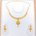 Classy Adorned 22k Gold Necklace Set