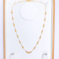 Iconic Three-Tone Orb 22k Gold Necklace - 24"