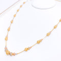 Iconic Three-Tone Orb 22k Gold Necklace - 24"