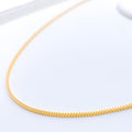 Medium Classic Fox 22k Gold Chain - 20"