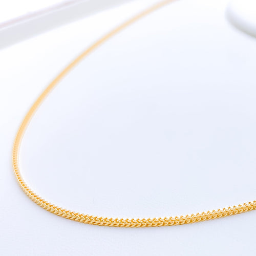 Medium Classic Fox 22k Gold Chain - 20"