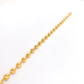 Classy Reflective 22k Gold Bead Bracelet