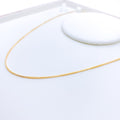 Fancy Coil Style 22k Gold Chain - 18"
