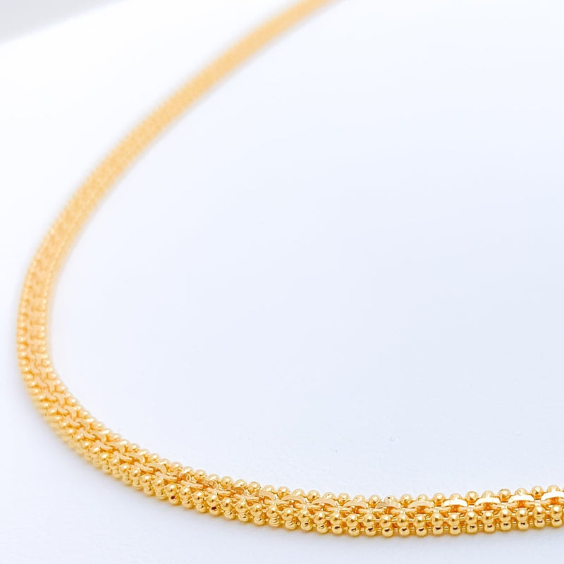 Beaded Square Chain - 18"