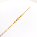 Fancy Beaded 22k Gold Bracelet