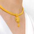Ornate Chain & Pendant Necklace Set