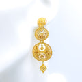 Long Chand Drop Earrings