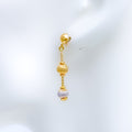 Dotted Orb 22k Gold Earrings