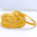 Opulent Striped Bangles