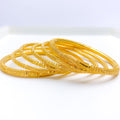 Opulent Striped Bangles