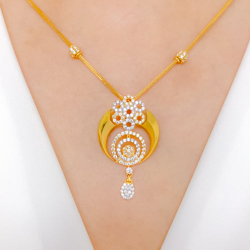 Ritzy High Finish CZ Necklace