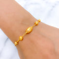 Sleek Striking 22k Gold Bracelet