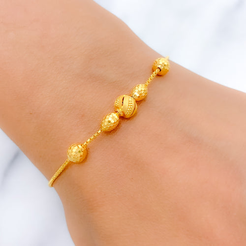 Shimmering 22k Gold Bracelet