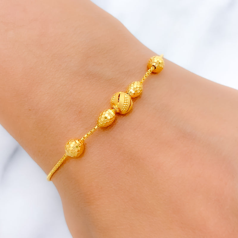 Shimmering 22k Gold Bracelet