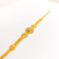 Chic Flower 22k Gold Bracelet