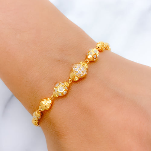 Ritzy 22k Gold Bracelet