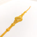 Decorative Paisley 22k Gold Bracelet