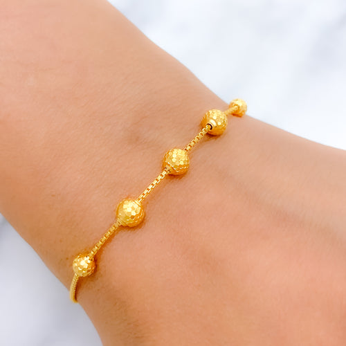 Contemporary Gold 22k Bracelet