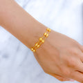 Impressive Jazzy 22k Gold Bracelet