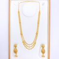 Paisley Accented 22k Gold Long Set