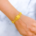 Bright Beaded 22k Gold Bracelet
