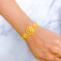 Stately Dome 22k Gold Bracelet