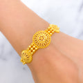 Ritzy Dome 22k Gold Bracelet