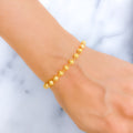 Dotted Orb 22k Gold Bracelet