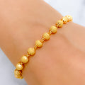 Dotted Orb 22k Gold Bracelet