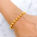 Dotted Orb 22k Gold Bracelet