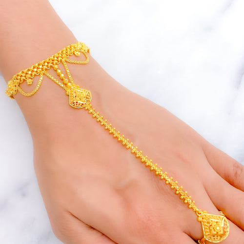 Classic Beaded 22k Gold Pachangala