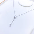 Charming Diamond Tassel 18k Gold Necklace