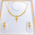 Classy Two-Tone Necklace Set
