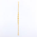 Ornate Round Gold 22k Gold Bracelet