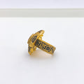 Grand Kundan 22k Gold Ring