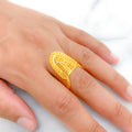 Trendy Vanki 22k Gold Ring