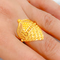 Exclusive Acorn 22k Gold Ring