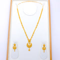 Sophisticated Bright Drop 22k Gold Set