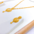 Sophisticated Bright Drop 22k Gold Set