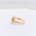 Ritzy Marquise Accented CZ Ring