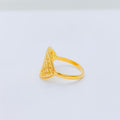Classy Heart Adorned 22k Gold Ring