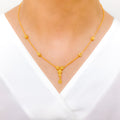 Sleek Beaded Necklace