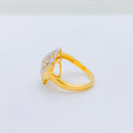 Shimmering Two-Tone 22k Gold Ring