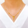 Graceful Accented Drop Necklace