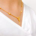 Graceful Accented Drop Necklace