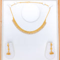 Elegant Pearl 22k Gold Necklace Set