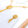 Sparkling Netted Dome Necklace Set