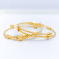 Textured Gold Baby 22k Gold Bangles