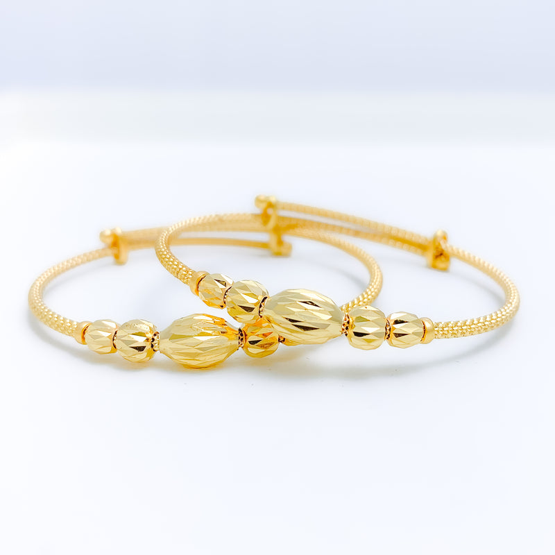 High Finish Baby 22k Gold Bangles