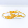 Classic Gold Baby 22k Gold Bangles